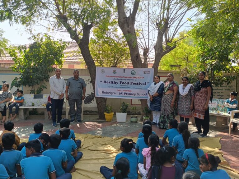 मोरबी रोटरीग्राम (ए.) प्रा. विद्यालय में स्वस्थ भोजन उत्सव कार्यक्रम का आयोजन किया गया
