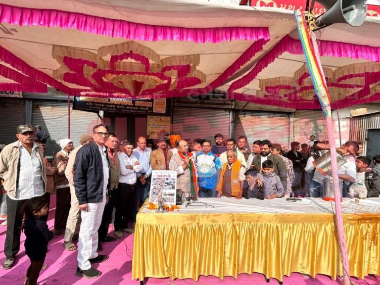 श्री महावीर अनुकंपा केंद्र द्वारा भचाऊ में जीवदया और मानव सेवा का त्रिवेणी संगम