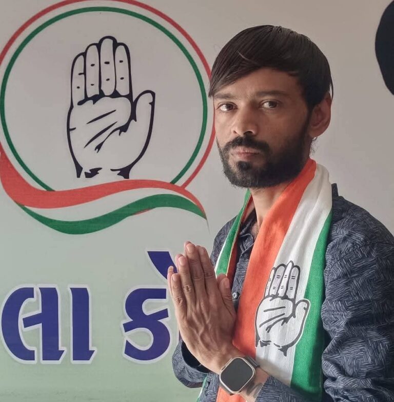 मिलन सोरिया ने मोरबी कांग्रेस पार्टी के सभी पदों से इस्तीफा दे दिया