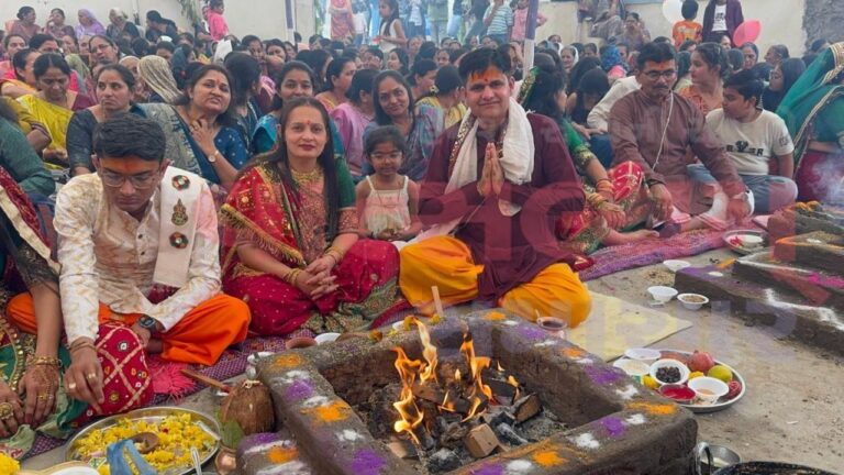जेठलोजा परिवार ने बहुचराजी माताजी के लिए हवन का आयोजन किया।