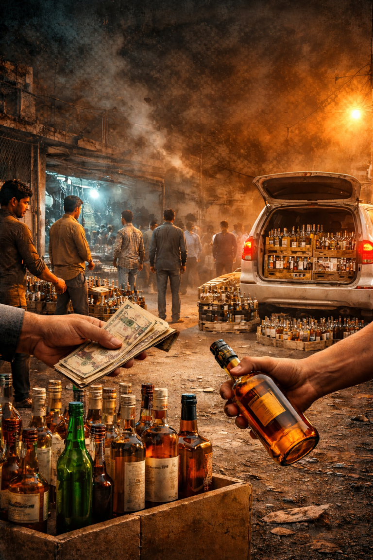 लोगों के गुस्से के डर से बंद हुई शराब की दुकानें अब फिर से खुल गई हैं। पुलिस की मंज़ूरी या मजबूरी?
