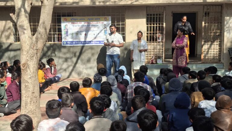 मोरबी आयुष्मान आरोग्य मंदिर पनेली द्वारा राष्ट्रीय कृमि मुक्ति दिवस मनाया गया।