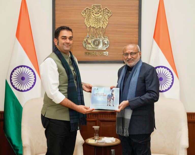 मोरबी दिल्ली से राज्यसभा सांसद केसरी देवसिंहजी झाला ने माननीय उपराष्ट्रपति सी.पी. राधाकृष्णन से मुलाकात की
