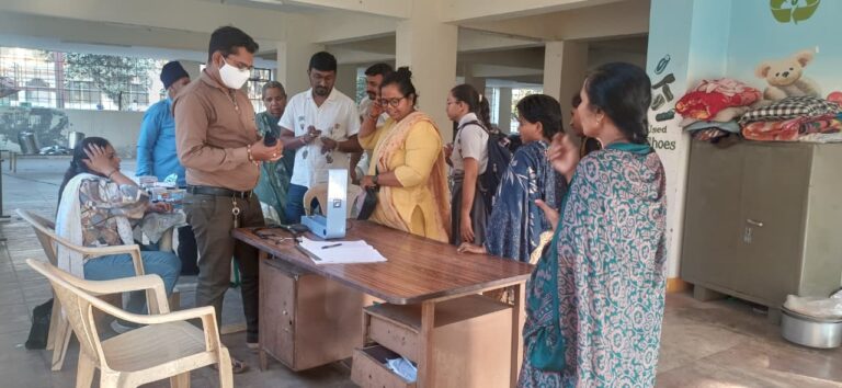 मोरबी म्युनिसिपल कॉर्पोरेशन के शेल्टर होम के लिए हेल्थ चेक-अप कैंप लगाया गया।