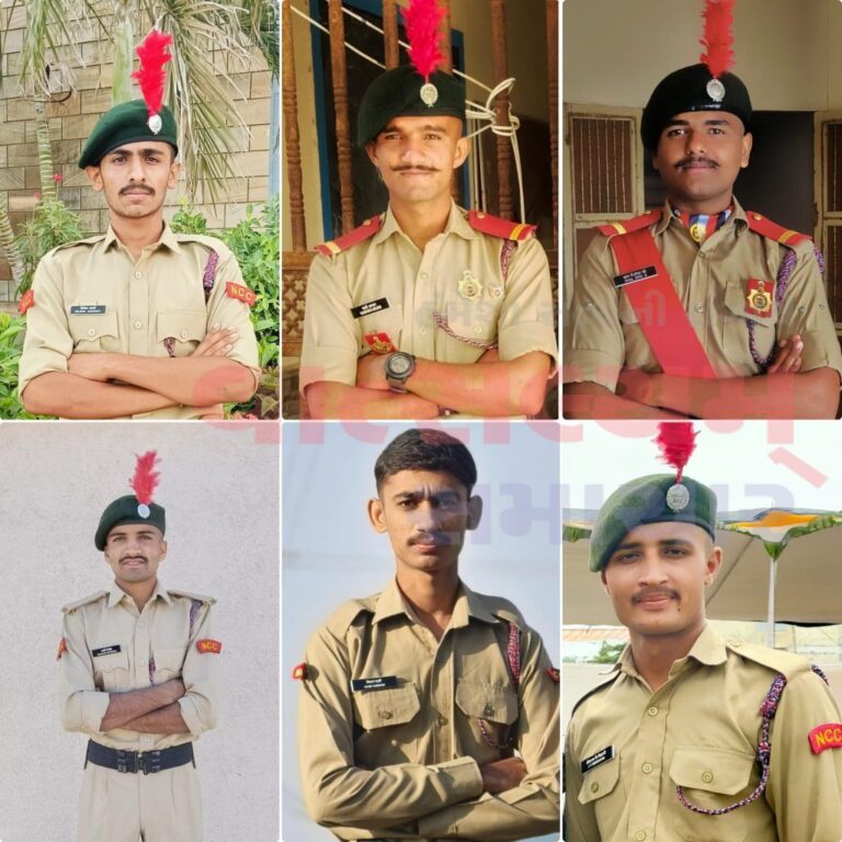 मांडवी कॉलेज के 6 NCC कैडेट्स का भारतीय रक्षा बलों में चयन गर्व से हुआ