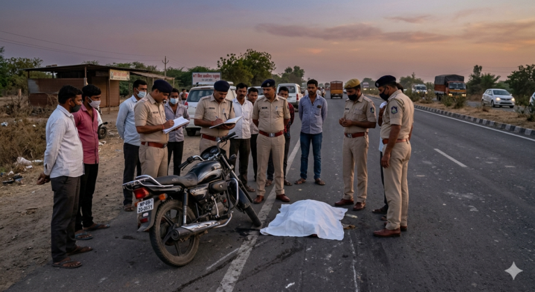 मोरबी: मोरबी ज़िले में एक ही दिन अलग-अलग हादसों में 4 लोगों की मौत, दहशत फैल गई।