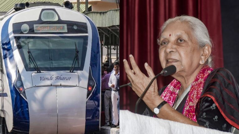 जिस वंदे भारत में सफर कर रही थीं यूपी की राज्यपाल आनंदीबेन पटेल, उस पर हुआ पथराव