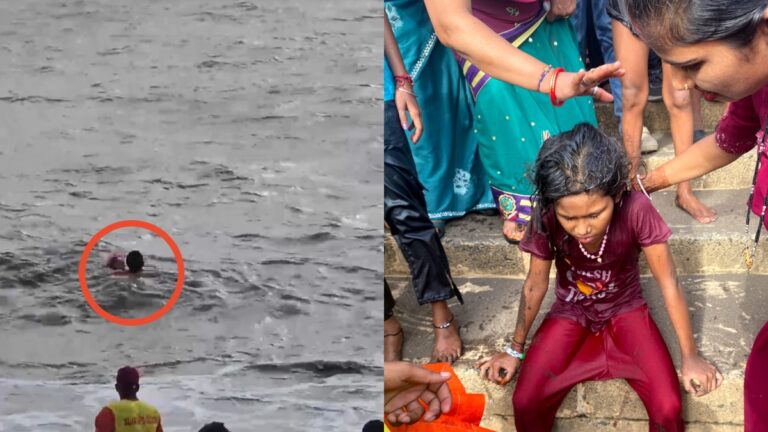 लाइफ गार्ड बना देवदूत, समुद्र में डूब रही लड़की को बचाया, देखें रेस्क्यू का पूरा वीडियो