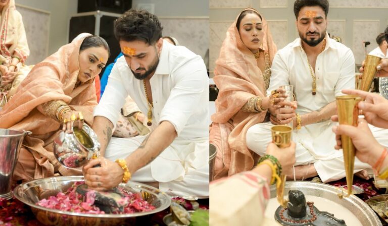 सिंगर अफसाना खान ने पति साज शर्मा संग किया रुद्राभिषेक, तस्वीरें शेयर करने पर हुए ट्रोल