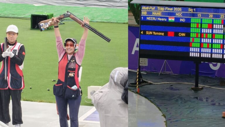 Asian Games 2026 Live: ट्रैप शूटिंग में नीरू ने जीता गोल्ड मेडल, वर्ल्ड चैंपियन को हराकर फाइनल में पहुंचे अंकुश