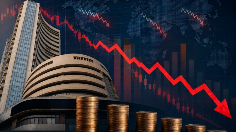शेयर बाजार में दबाव बरकरार, सेंसेक्स 488 अंक टूटा तो निफ्टी 22,700 के नीचे आया; टाटा मोटर्स और HDFC बैंक में बड़ी गिरावट